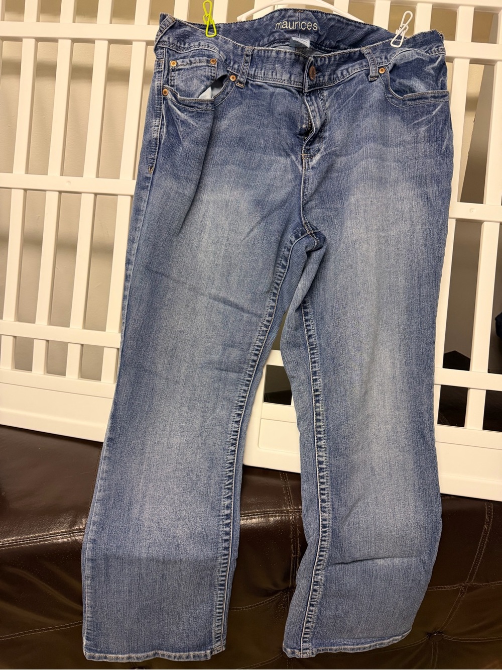Maurices Light Wash Boot Cut Jeans